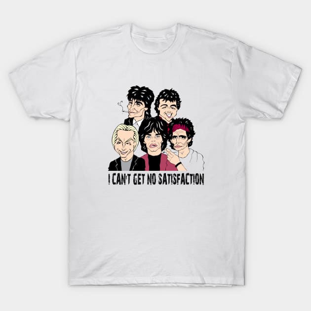 LEGENDARY ROCK AND ROLL GROUP T-Shirt by cartoonistguy